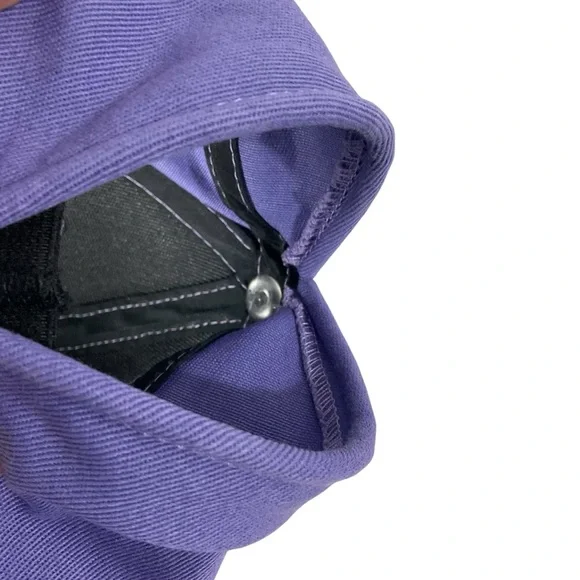 Ponyback Purple Stretch Fit Baseball Cap XS / Small Ponytail Hat - Picture 10 of 12